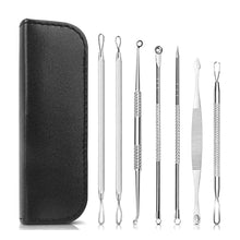 Laden Sie das Bild in den Galerie-Viewer, Blackhead Remover 7 Piece Tool Kit For Pimple Extraction Blemish Suction Removal
