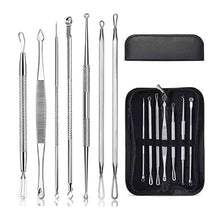 Laden Sie das Bild in den Galerie-Viewer, Blackhead Remover 7 Piece Tool Kit For Pimple Extraction Blemish Suction Removal
